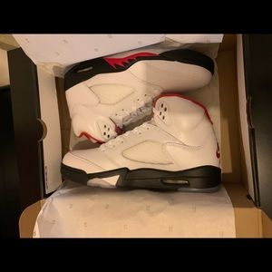 Nike air Jordan retro 5. Fire red. Brand new in box. Men’s size 9.5. $320